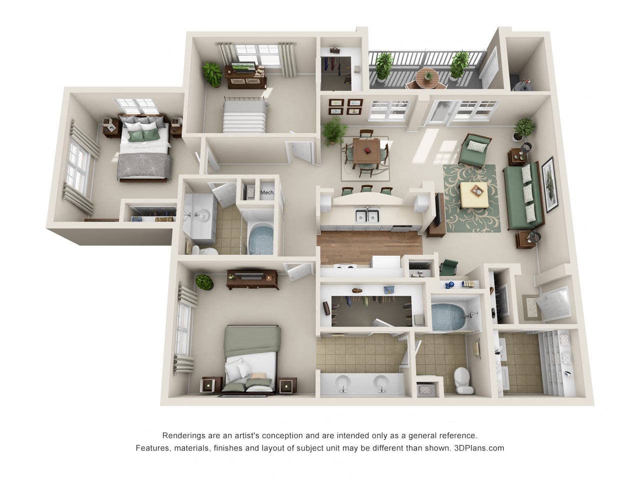 The Atlanta floor plan